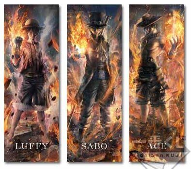 Amazon.co.jp: 一番くじ ワンピース～熱き絆編～ D賞 ロングポスター 