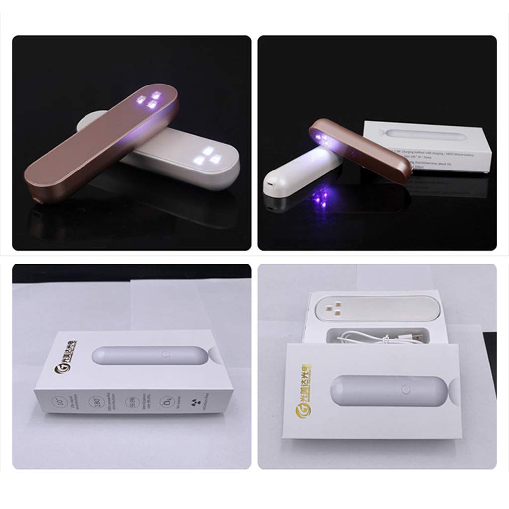Light Desinfección portátil de Mano Stick uvc lámpara de esterilización Ultravioleta esterilizador doméstico portátil LED Ultravioleta Profundo 3.5 * 14cm