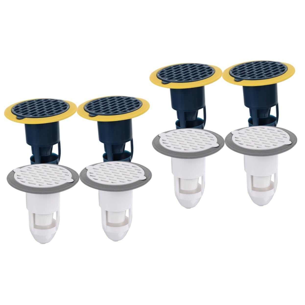 UKCOCO 8 Pz coperchio dello scarico del filtro colino in plastica tappo del lavandino del bagno tappi per lavandini tappi lavello tappo universale per lavabo da bagno tappi del lavandino
