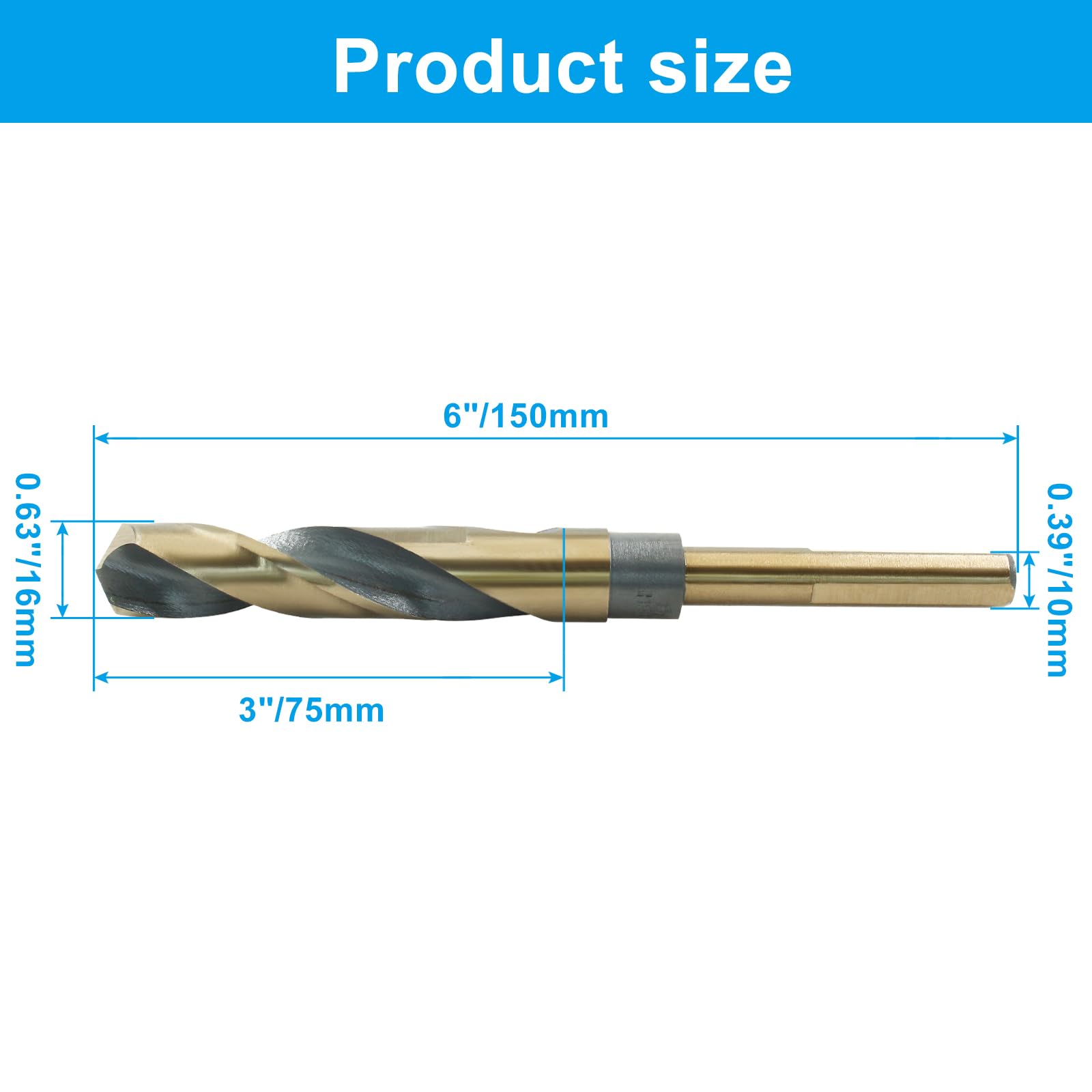 Bivethoi Reduced Shank Drill Bits - Durable & Precise -3