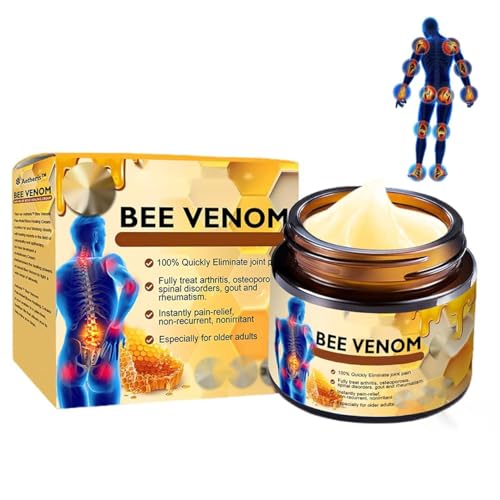 Bienengift Creme, Aetheris Bienengift Sofortige Ultra Starke Creme, Bienenvenen Fortgeschrittene Gelenk- Und Knochen Creme, Bee Venom Cream 60G