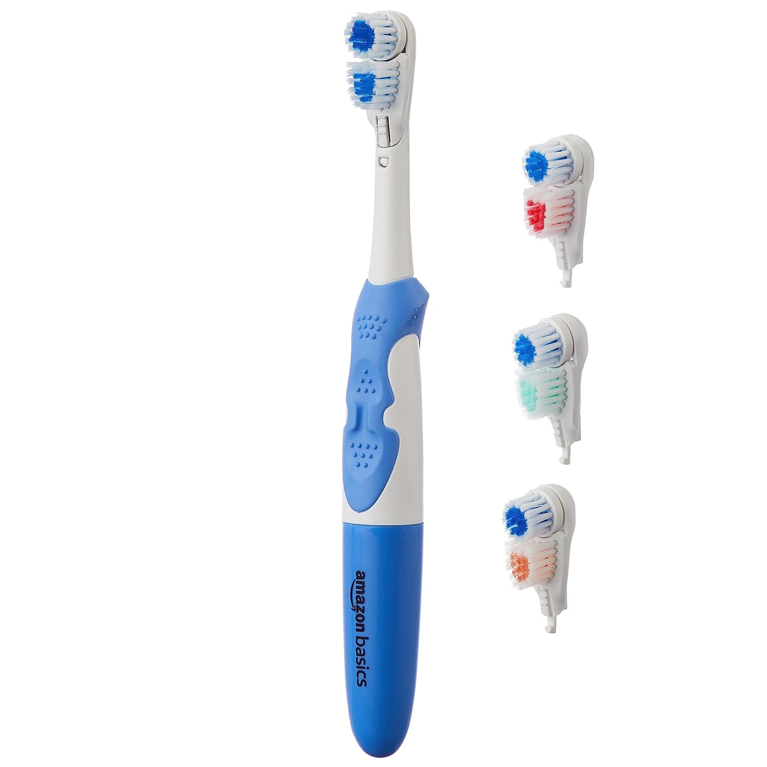 Amazon Basics Electric Automatic Toothbush for Adults- with 3 multicolor replaceable heads - AA Battery Powered (B0BZ7R3KB8) Amazon Price History, Amazon Price Tracker