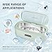 Ultrasonic Jewelry Cleaner - 300ML Stainless Steel Cleaning Machine for Eyeglasses, Watches, Rings, Earrings, Necklaces & Coins - Professional Ultrasonic Cleaning Solution