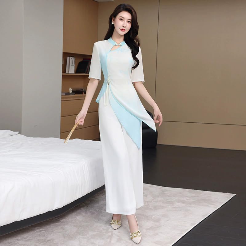 KHIRIXA] 2024新型ユニフォーム エステ サロン レディース フロント女性 半袖セクシー上下セット 足湯技師 事務服通勤 KHIRIXA]  2024ユニフォーム エステ サロン通勤レディース 女性上着スカート 制服おしゃれ 半袖 上着ズボン上下セット技 KHIRIXA] 2024ユニフォーム  ... [KHIRIXA] 2025新型ユニフォーム エステ サロン レディース フロント女性 半袖セクシー上下セット 足湯技師 事務服通勤