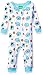 Sesame Street Baby Boys' Cookie Monster Onesie, White, 24M