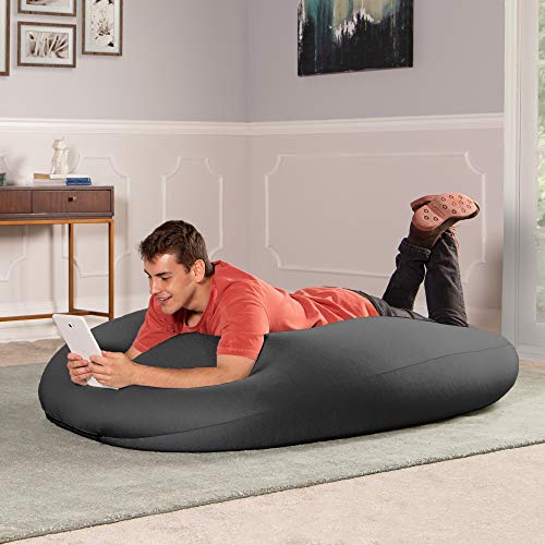 Jaxx Nimbus Spandex Bean Bag Chair For Adults-Furniture For Rec, Family Rooms And More, Large, Black #TOP7