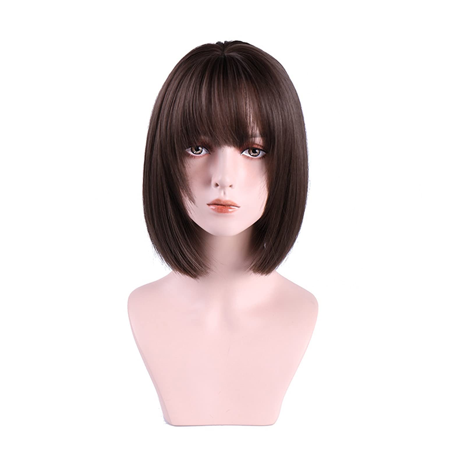 BONOCO Short hair cosplay fake wig buffold wig cos wigs Liu Hanfa
