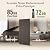 MISSDAY Wood Slat Acoustic Wall Panels, 4 Packs 47.2" x 23.6" Dark Walnut Soundproof Panel For Interior Wall Decor Noise Absorbing-3D Textured Wooden Panel Sound-Absorbing for Home, Office, Studio