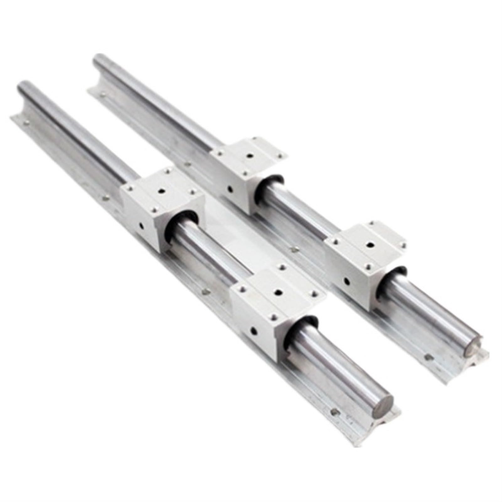 Metal Ball Screw nut end Processing Length 150mm-1000mm SFU2010 Ball Screw +Ball Nut+BKBF15 End Support+Coupling+DSG20H+2pcs SBR20 Linear Rail(150mm)