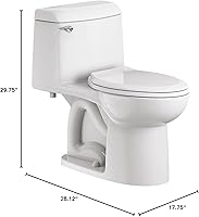 Vista 8 de Inodoro de una sola pieza Champion-4, de American Standard, 2004314.020 Blanco
