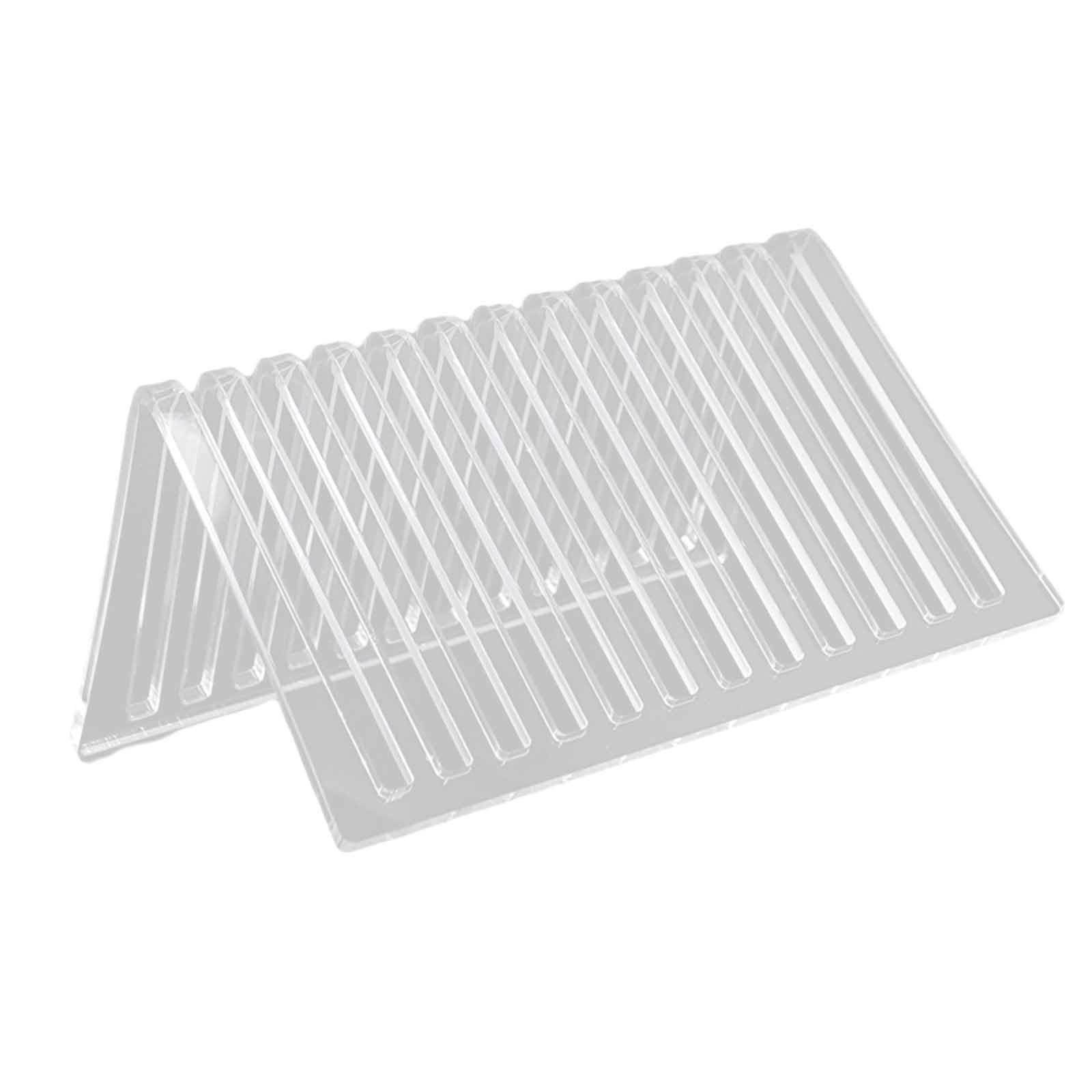 Msioytog Sturdy Vinyls Record Storage Organizers Elegant Acrylic Record Rack Holder Practical Vinyls Albums Display Holder