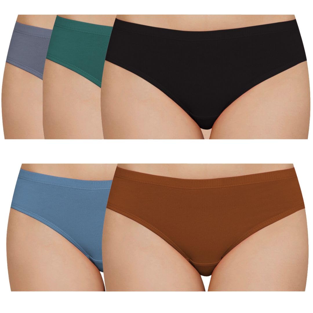 Blumia Womens Maya Panties Combo Pack of 5