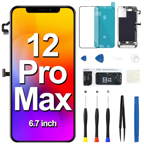 Écran pour iPhone 12 Pro Max avec haut-parleur et capteur de lumière