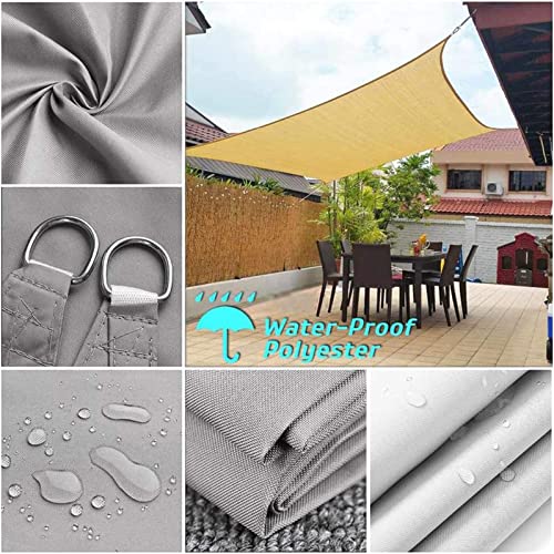 Voile d'ombrage protection UV 95% pour solutionner la chaleur du balcon