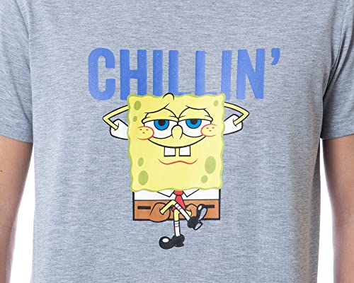 Nickelodeon SpongeBob SquarePants Mens' Chillin' Sleep Pajama Set2