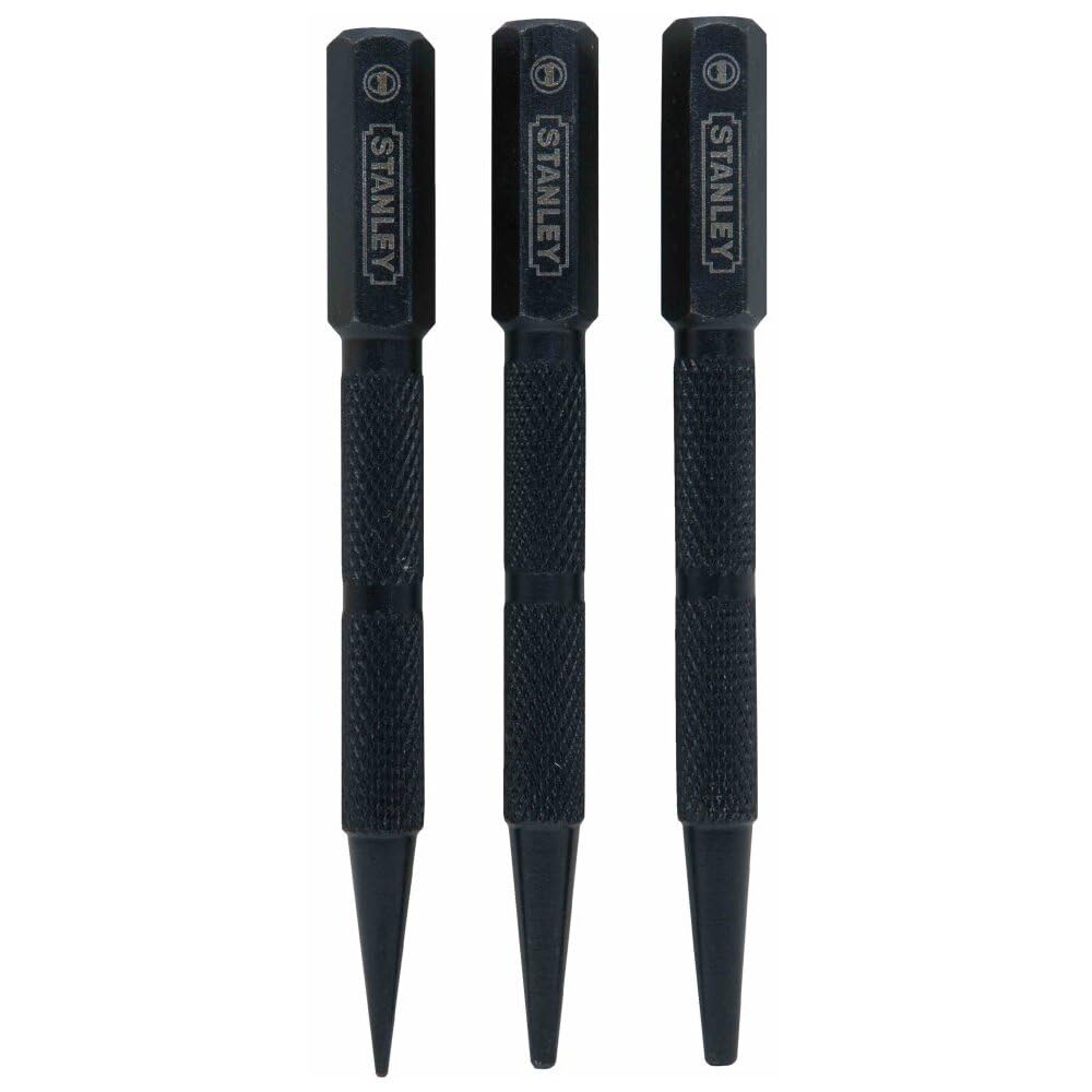 Nail Set Stanley 58-230 assortiment de 3 pièces pour menuisier et ébéniste