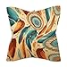 ducanll Clock Pattern Fashion Silk-Like Bandanas Unisex Feather Head Wrap Square Scarf Wristband for Bachelorette Party Dresses Wedding Party - 18
