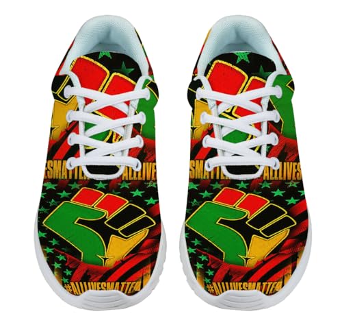 All Lives Matter African American Shoes for Women Men Trail Running Casual Fashion Sneakers Slip-on Tennis Shoes2