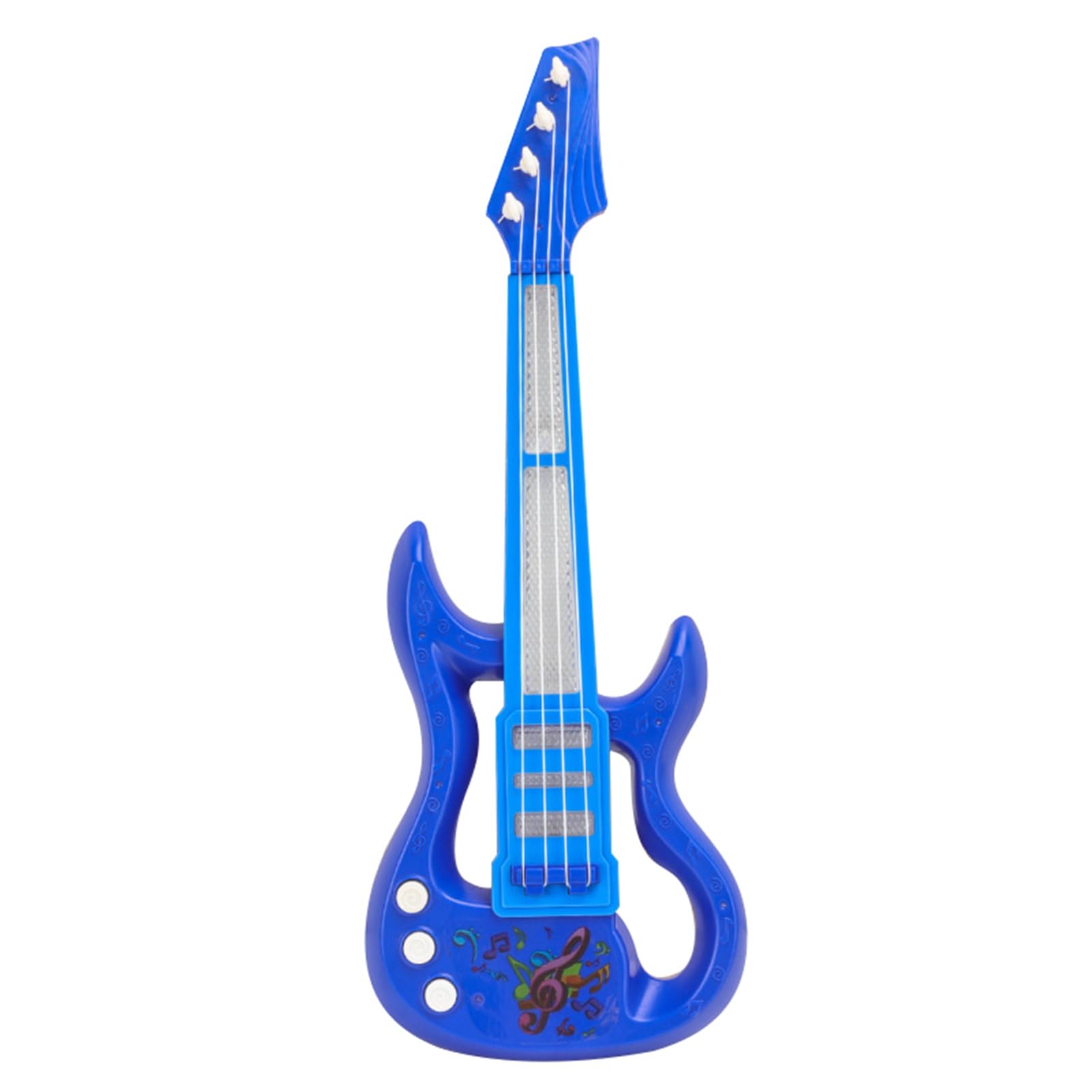 Giocattolo per Chitarra Elettronica per Bambini Mini Chitarra Elettrica Multifunzionale Divertente per L'educazione Musicale per Bambini (Blu)