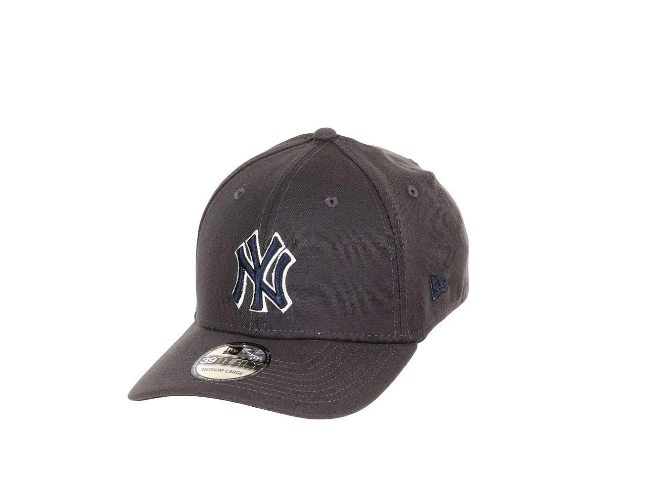New Era New York Yankees MLB Graphene Grey 39Thirty Stretch Cap