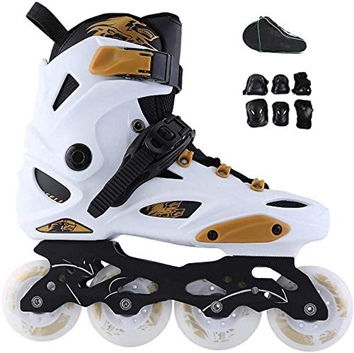 Purchase Inline Skating Adult Beginner Inline Skates, Professional Flat Flower Skates Aluminum Knife...
