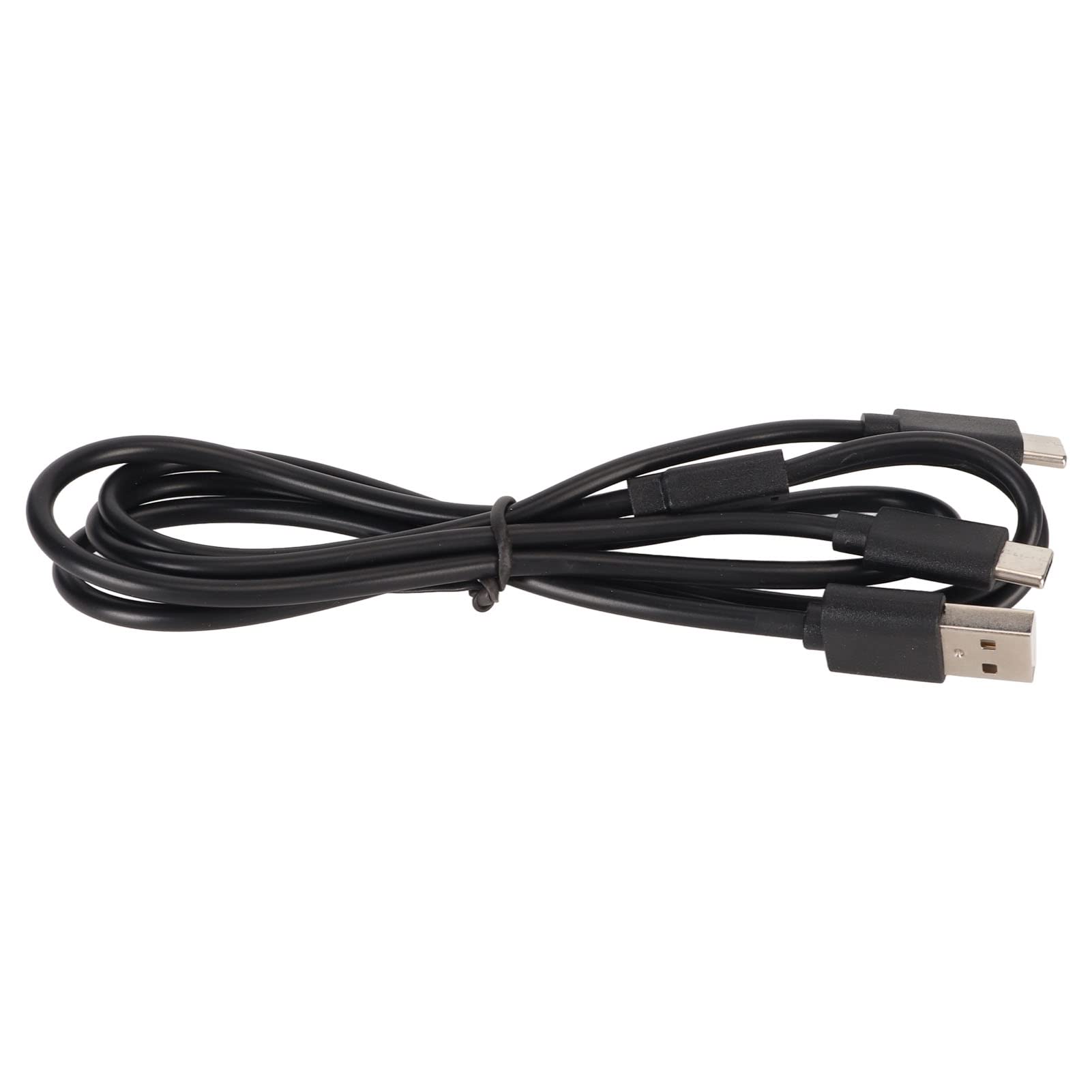 Cable de Carga Divisor Tipo C de Puerto Dual, Cable de Carga Multi USB C 2 en 1 para PS VR2 para para Switch, para Switch OLED, 2.8 Pies