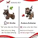 Premium Geschirr Hund - Erziehungshalsband liebevoll, Antizug- / no Pull Geschirr garantiert, mindert Aggression, Antibellhalsband, Kopfhalfter, Hundehalfter: kleine bis große Hunde, schwarz