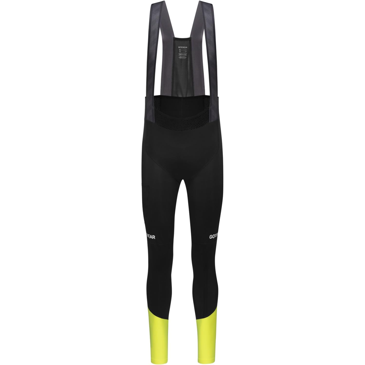 GOREWEAR SPINSHIFT Thermo Bib Tights+ Mens, Black / Neon Yellow, S