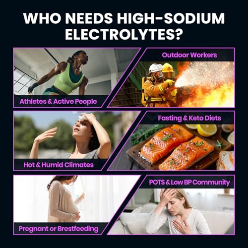 Image of Venture Pal High Sodium Sugar-Free Electrolyte Powder Packets - Hydration Packets with Sodium, Potassium & Magnesium | Zero Calories | Keto, Vegan, and Paleo Friendly | 30 Sticks