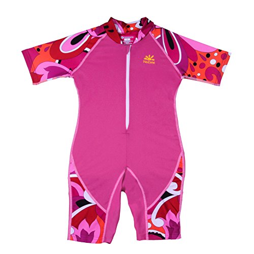 Nozone Bahia Kids Sun Protective One-Piece Swimsuit for Girls, Quick Drying, UPF 50+