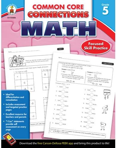 Common Core Connections Math - Grade 5