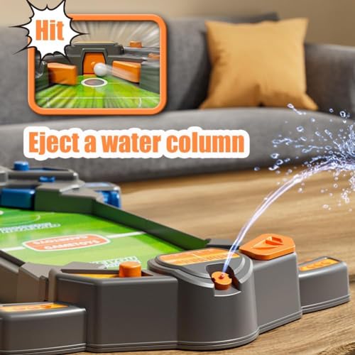 Tischkicker,Goomp Mini Tischfussball Spiele Interaktives Tischfußballspiel mit 2 Fußbälle Eltern Kind Brettspiele, Innen 2-Spieler-Party-Spielzeug-Geschenk Party für Kinder Erwachsene ab 4 Jahren – Bild 7