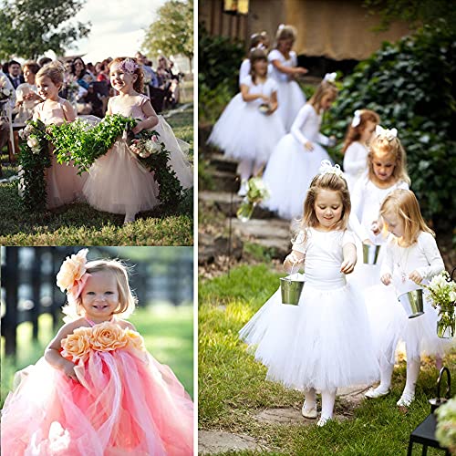tulle rolls 6 by 100 yards 300 feet tulle roll spool fabric for diy tutu skirts wedding baby shower crafts decorations party supplies white