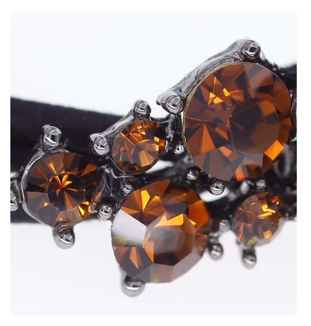 RUVOO Haargummi Scrunchies Strass Kristall Schmetterling Haargummis Haarbänder Zubehör Für Mädchen Pferdeschwanzhalter Haargummis Haarschmuck