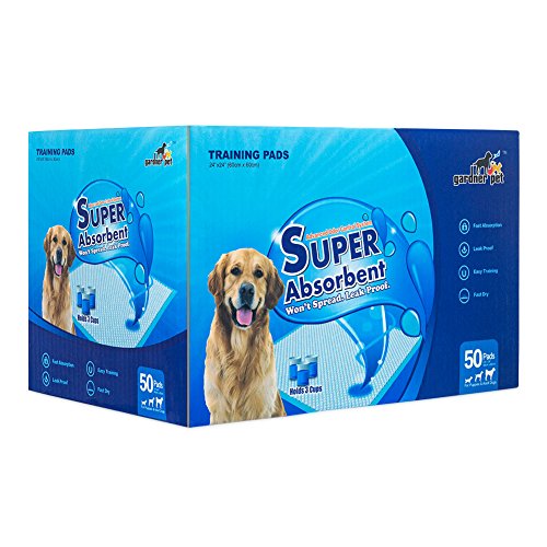 Gardner Pet Super-Absorbent 22 by 22 Inches Dog Training Pads - 2 Count of Pads
