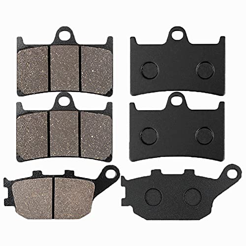 Brake Pads Front and Rear Compatible with Yamaha YZF R6, FZ6 S2, MT07 MT-07 A, Tracer 700, MT09 MT-09 A, XSR700 Brake Pads Front and Rear Compatible with Yamaha YZF R6, FZ6 S2, MT07 MT-07 A, Tracer 700, MT09 MT-09 A, XSR700
