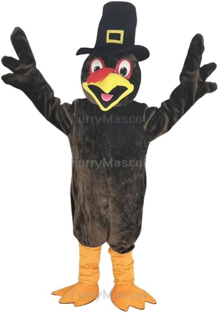 New Lovely Turkey Suit Mascot Costume Party Carnival Costumes