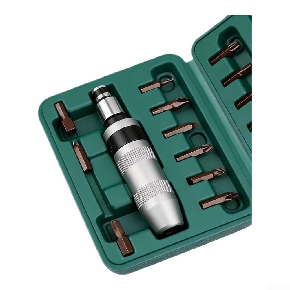 Juego de para puntas de Atornillar para s2 para acero 17 Piezas para impacto PH SL T H para Taladro Eléctrico Herramientas