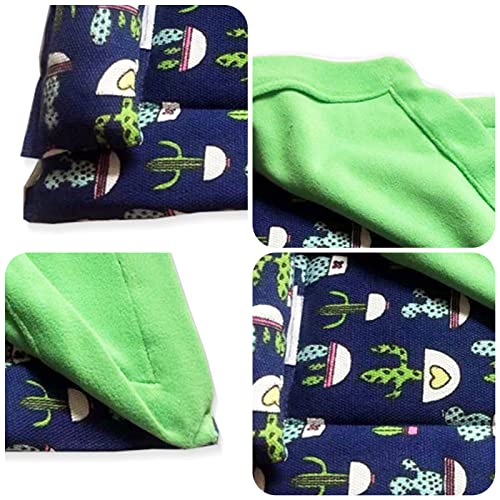 Image of Bearded Dragon Bed with Pillow Lizard Sleeping Bag Blanket Soft Warm Hideout Terrariums Accessories for Reptile Lizard Bearded Dragon (Blue)