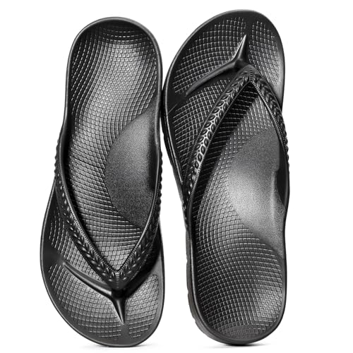 KIDMI Arch Support Flip Flops for Womens Comfortable Orthopedic Sandals for Plantar Fasciitis Beach...