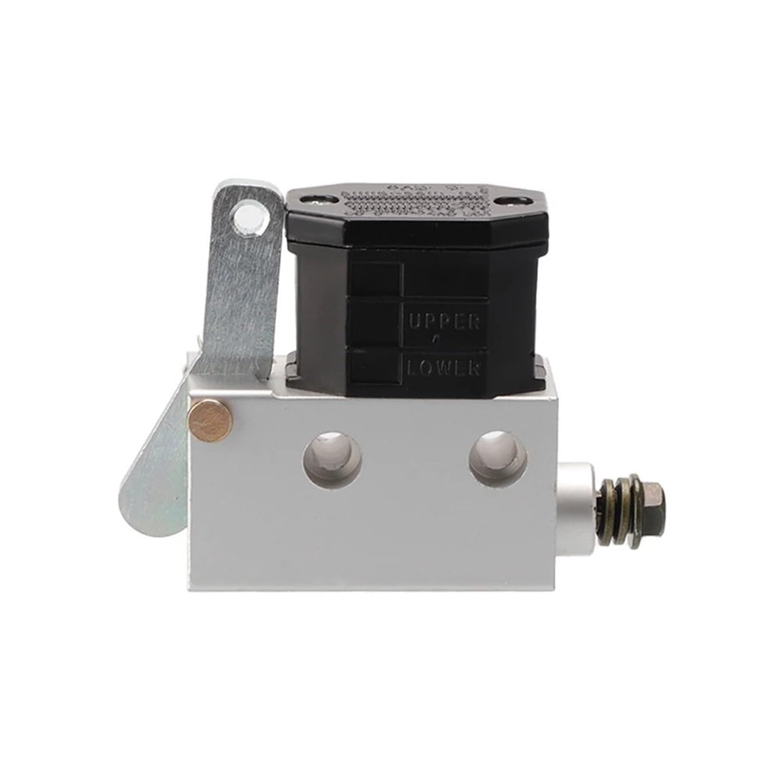 Pompa hamulca tylnego motocykla Tylny cylinder ham Pompa hydrauliczna hamulca głównego tłokowego 14 mm/15,8 mm z tylną stopą, o wysokiej wydajności, pasująca do gokarta, buggy i quada(15.8mm)