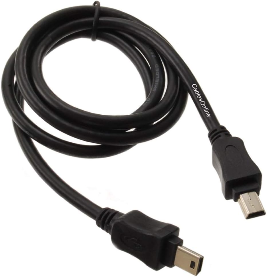 3ft CablesOnline USB 2.0 Mini-B 5-Pin to Mini-B 5-Pin Male/Male Cable, USB2-5503