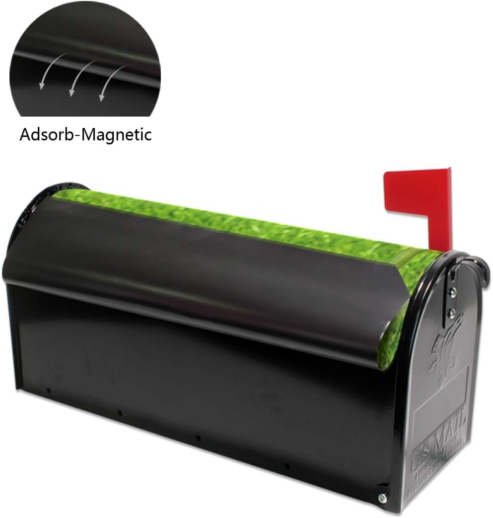 WOOR Ball and Golf Clubs Magnetic Mailbox Cover MailWraps Garden Yard Home Decor for Outside Standard Size-18"x 20.8"