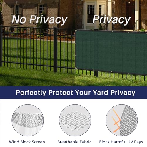 image for Windscreen4less Privacy Fence Screen 6'x50' Heavy Duty Windscreen Fenc