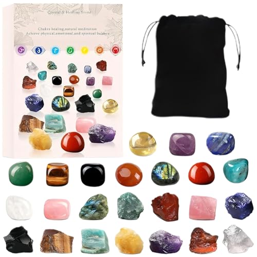 Compte à rebours de l'Avent - Pendentifs 2025 | Lot de 24 décorations pour méditation, anniversaire, yoga et travaux manuels | Parfait pour l'intérieur, les espaces de travail, l'atmosphère zen et