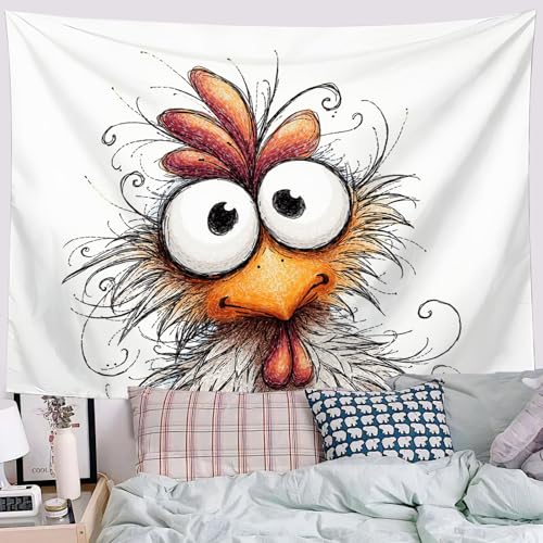 Tapiz decorativo de pared grande JRISEMECY de 230x150cm blanco para cubrir zonas vacías en salas