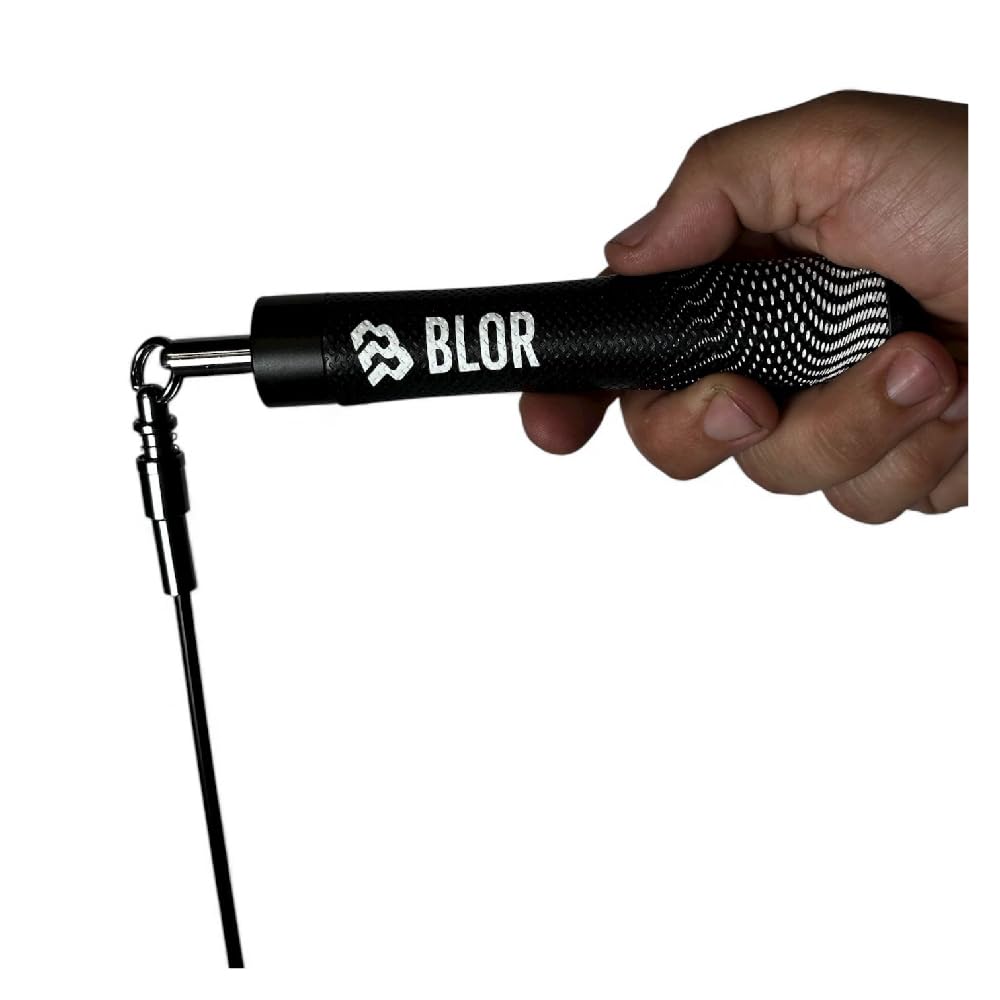 Blor Heavy Speed Jump Rope In Poliuretano PVC Maniglie Ergonomiche Antiscivolo Ideali Per Perdita Peso Boxe Crosstraining Doppio Cuscinetto Kit Regolazione