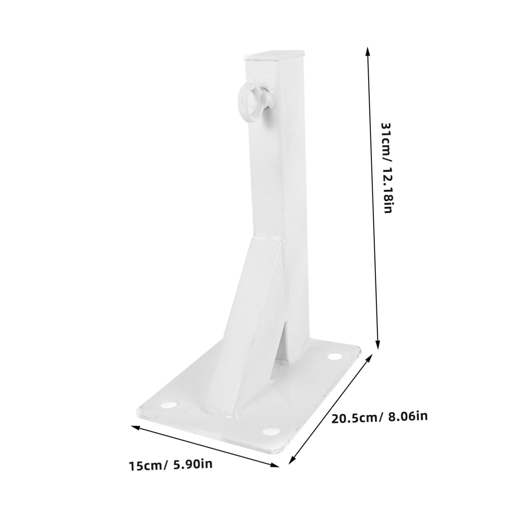 Mikikit Home Gym Essential Metal Boxing Bag Hanger Swing Hanger for Punch Bag Wall Mount Bracket Multi-Purpose