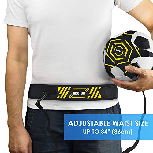 image for BROTOU Soccer Trainer Volleyball Football Kick Trainer Solo Skill Prac