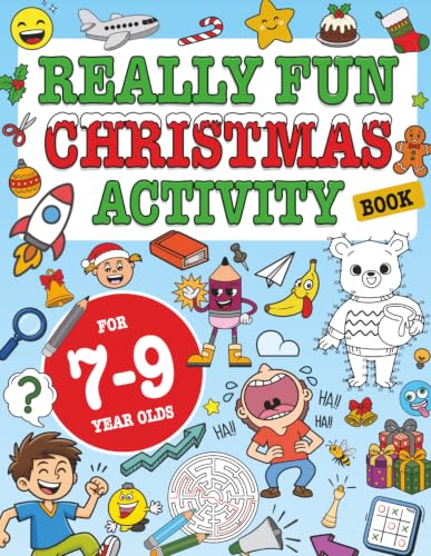 Really Fun Christmas Activity Book For 7-9 Year Olds: Fun & educational activity book for seven to nine year old children (Really Fun Activity Books For Kids) image 2